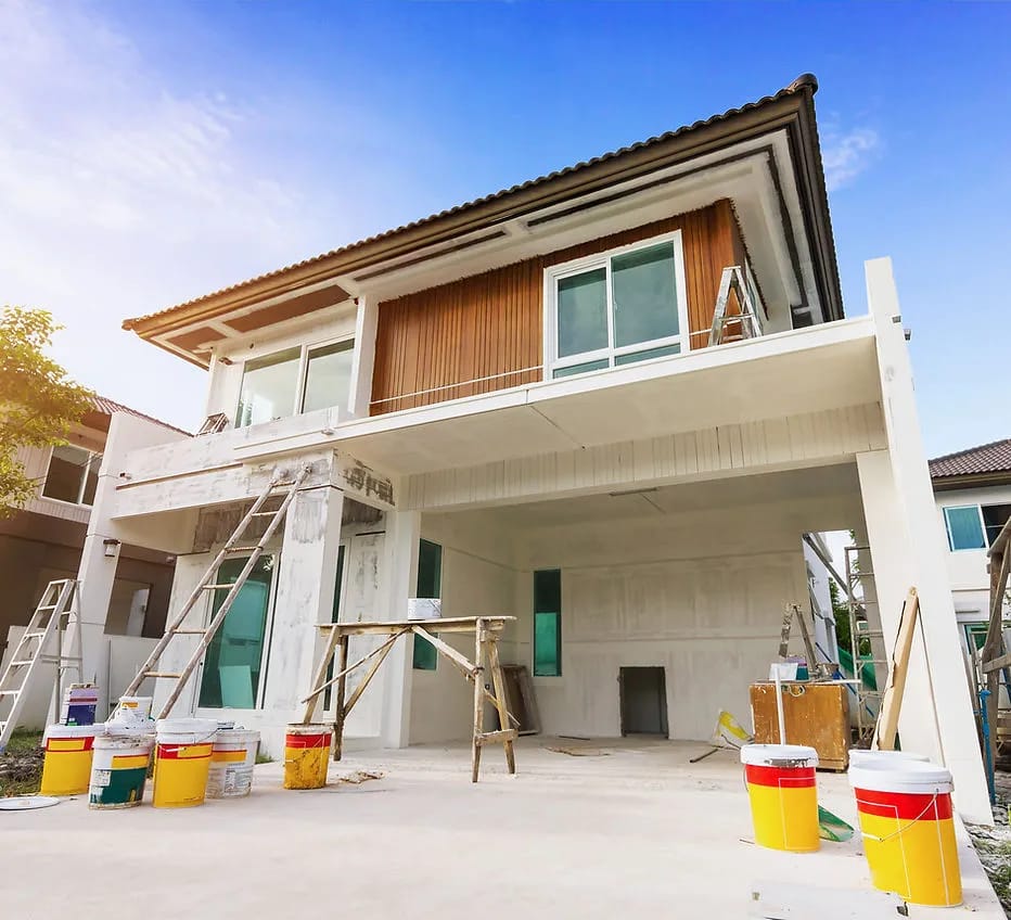 Outside Villa Painting